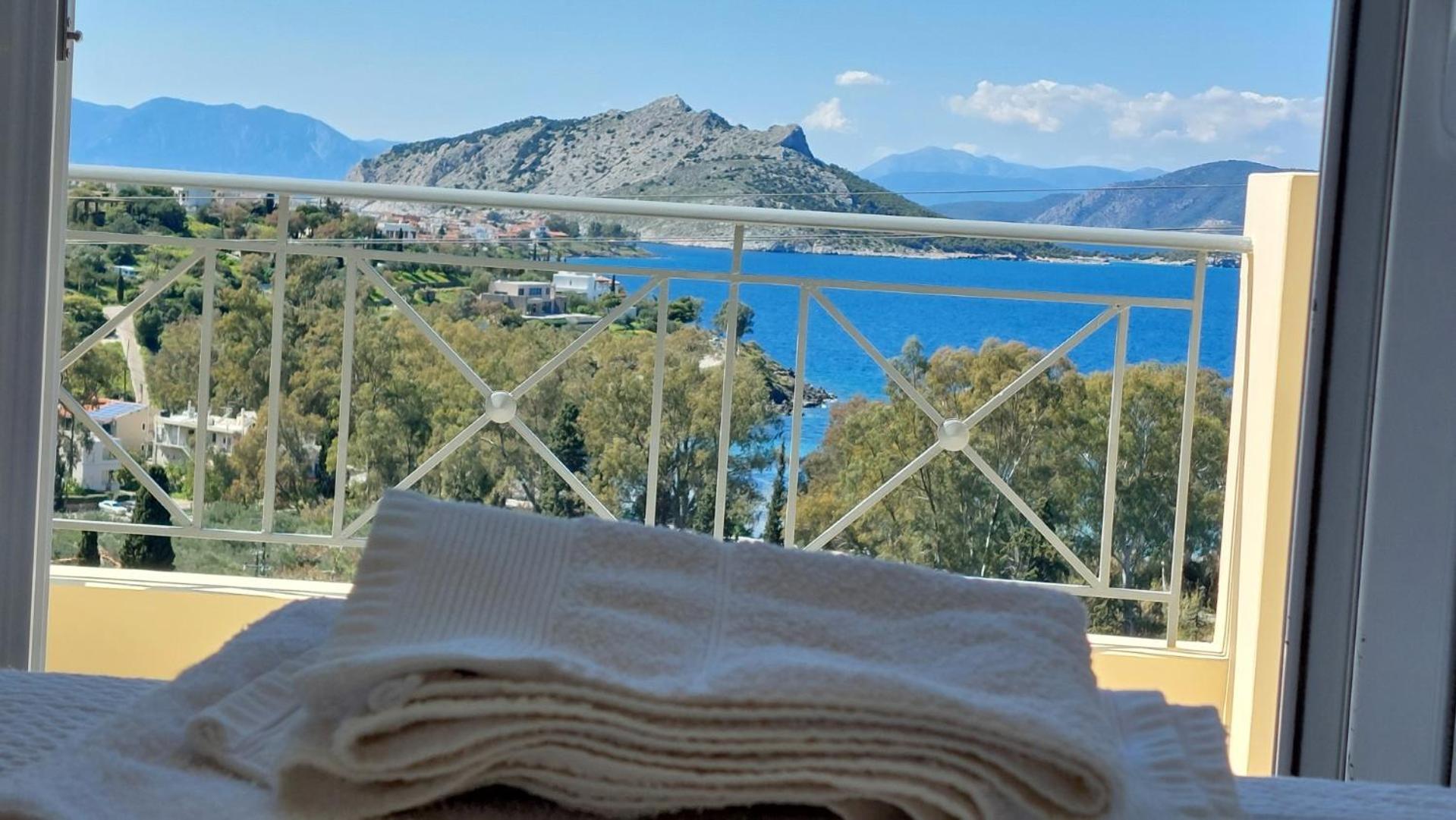 Serenity Villa Aegina Fantastic View Near The Beach Ngoại thất bức ảnh